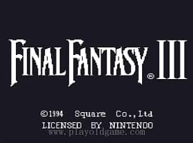 [SFC]最终幻想3