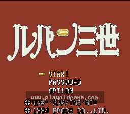 [SFC]鲁邦三世传说的秘宝