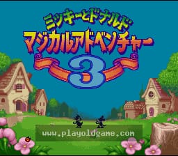 [SFC]米老鼠与唐老鸭的魔法冒险3