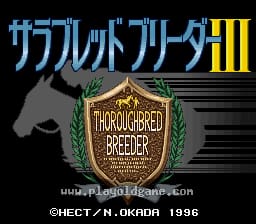 [SFC]纯种马饲养员III