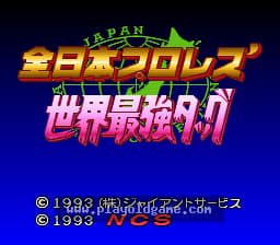 [SFC]全日本职业摔角世界最强搭档