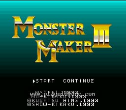 [SFC]怪物制造者3光之魔术师