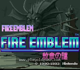 [SFC]火焰纹章纹章之谜