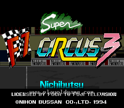 [SFC]超级F1竞技场3