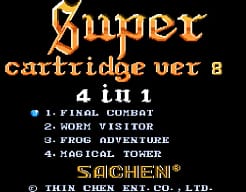 [FC]游戏合卡8超级4合1亚洲版合卡