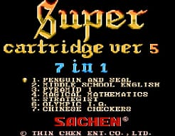 [FC]游戏合卡5超级7合1亚洲版合卡