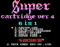 [FC]游戏合卡4超级6合1亚洲版合卡