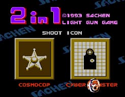 [FC]枪卡游戏2合1亚洲版光线枪射击1