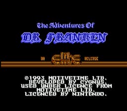 [FC]法兰克博士大冒险美版动作