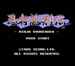 [FC]忍者龙剑传日版动作