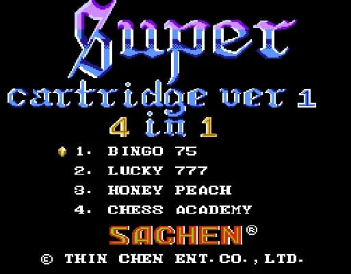 [FC]游戏合卡1超级4合1亚洲版合卡