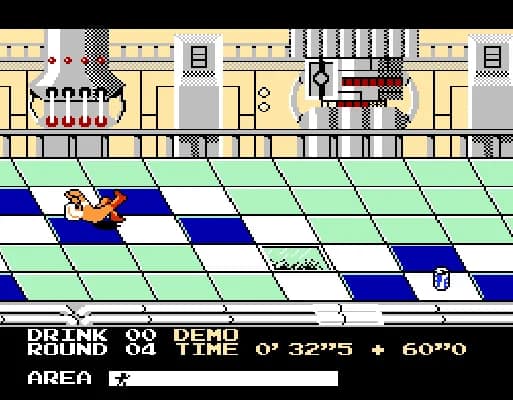 [FC]地下铁大暴走日版动作